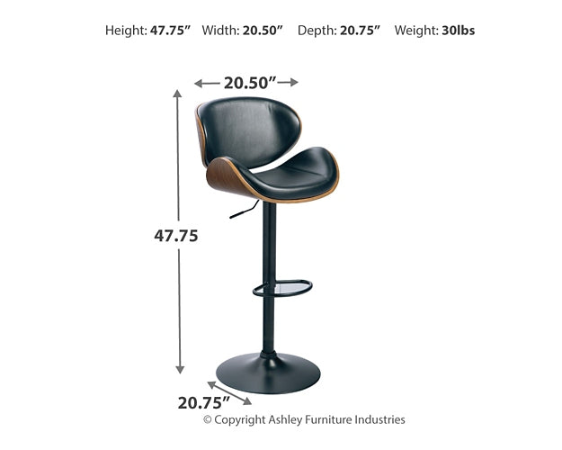 Bellatier Tall UPH Swivel Barstool(1/CN)