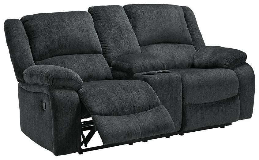 Draycoll DBL Rec Loveseat w/Console