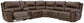 Dunleith 6-Piece Power Reclining Sectional