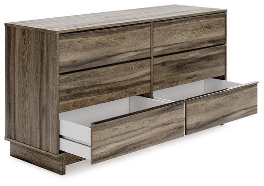 Shallifer Six Drawer Dresser