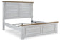 Haven Bay King Panel Bed with Mirrored Dresser and Chest