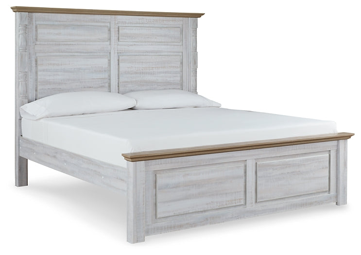 Haven Bay King Panel Bed with Dresser