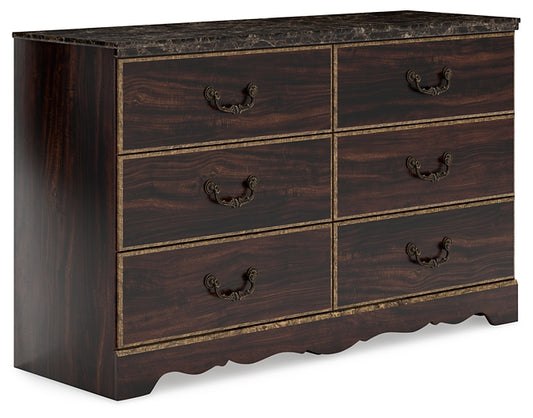 Glosmount Six Drawer Dresser