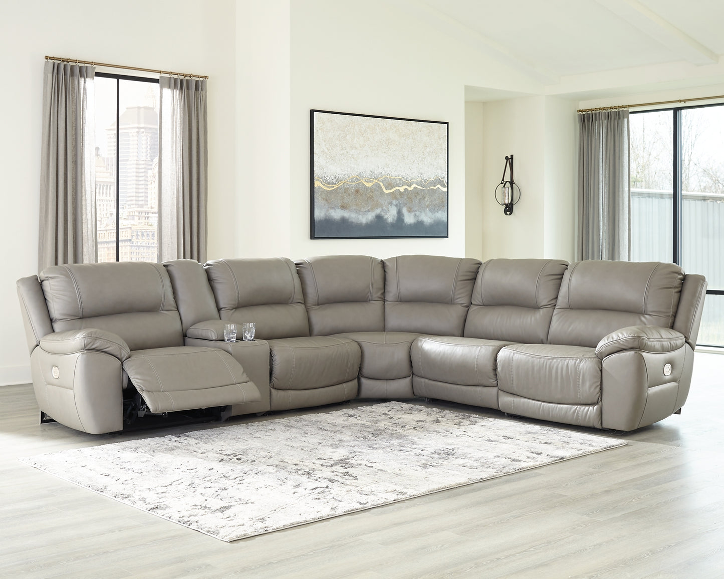 Dunleith 6-Piece Power Reclining Sectional