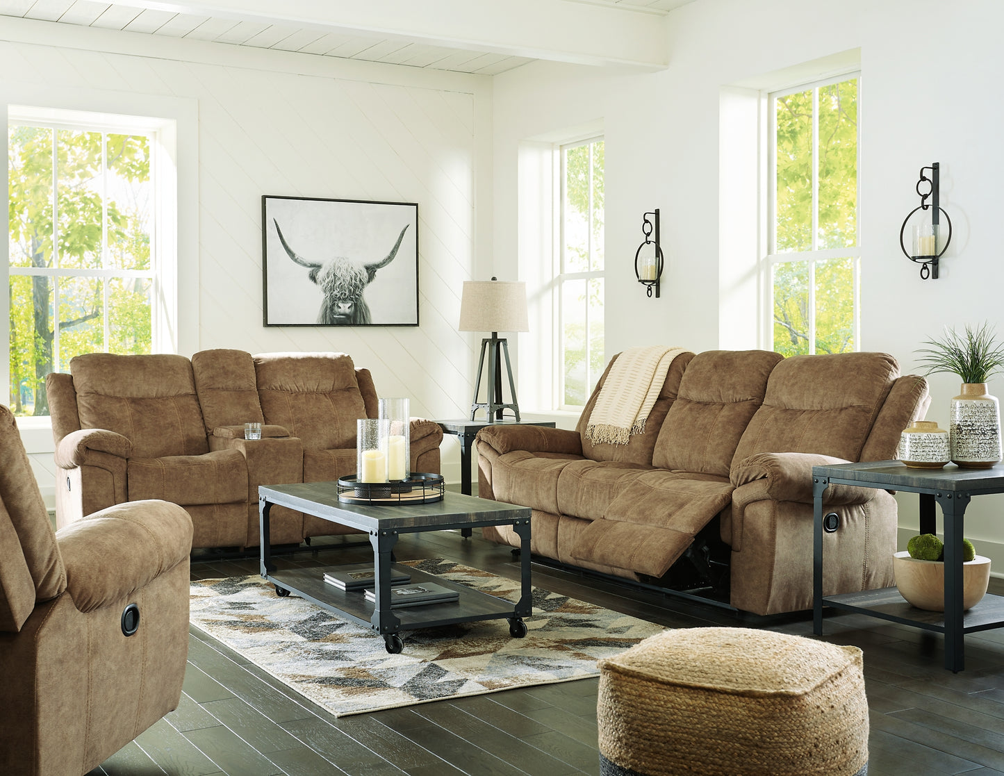 Huddle-Up Sofa, Loveseat and Recliner