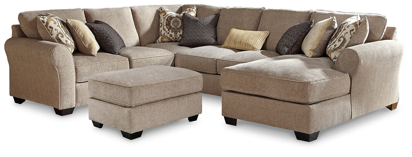 Pantomine 4-Piece Sectional with Ottoman